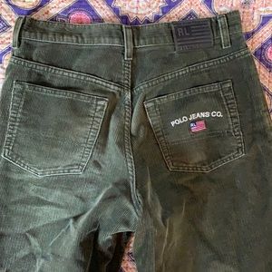 Vintage polo green cords